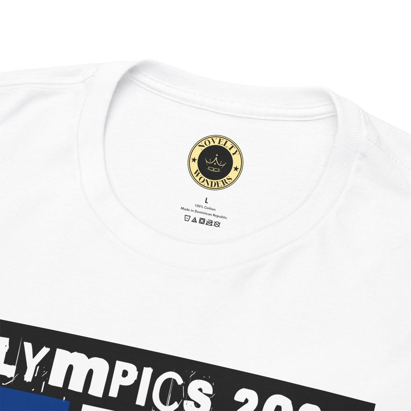 Olympics 2024 Paris France Heavy Cotton T-Shirt - Novelty Wonders