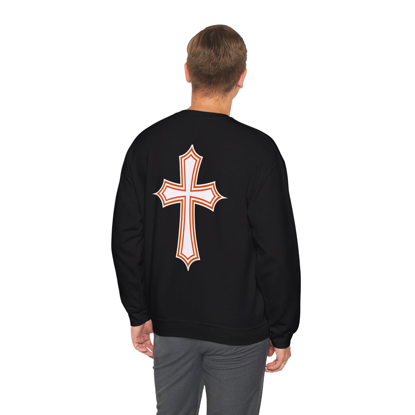 Halloween Pumpkin Pray Unisex Sweatshirt, Black - 'Remember To Pray On This Day', Adults, Sizes: S - 4XL