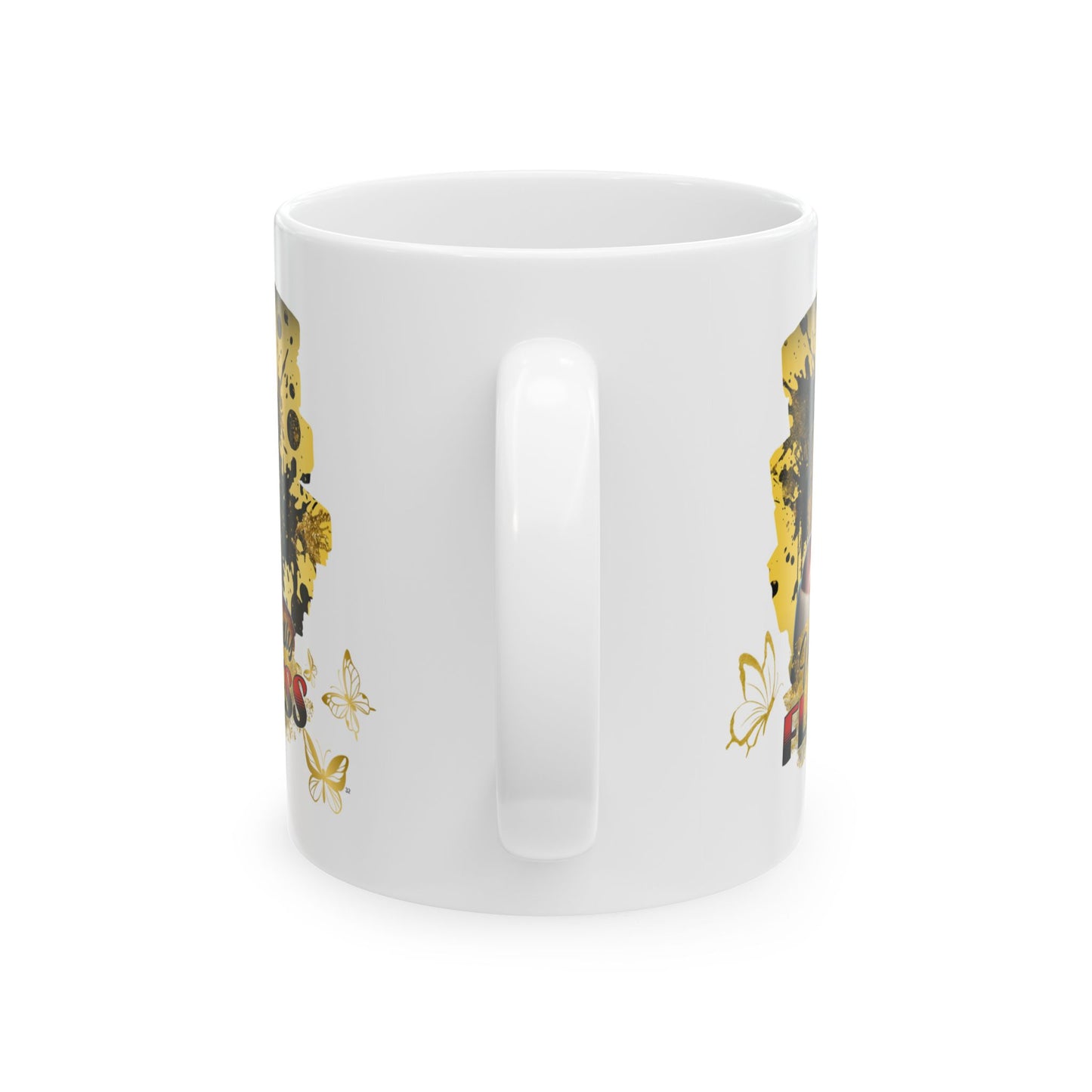 Empowering Coffee Mug "Unapologetically Flawless" 11oz White Ceramic Mug
