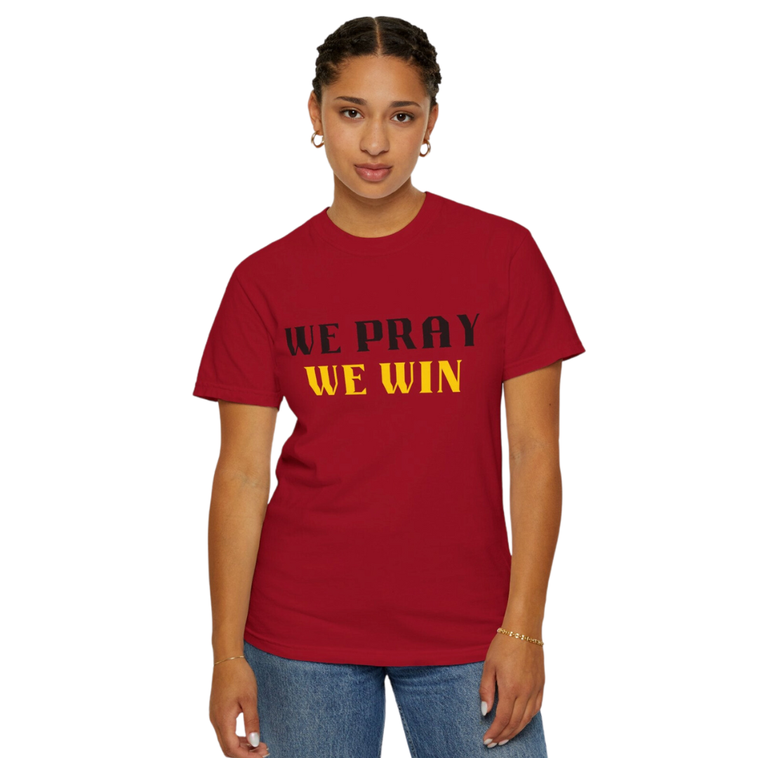 5 Reasons Our 'WE PRAY WE WIN' T-Shirt Collection is a Must-Have