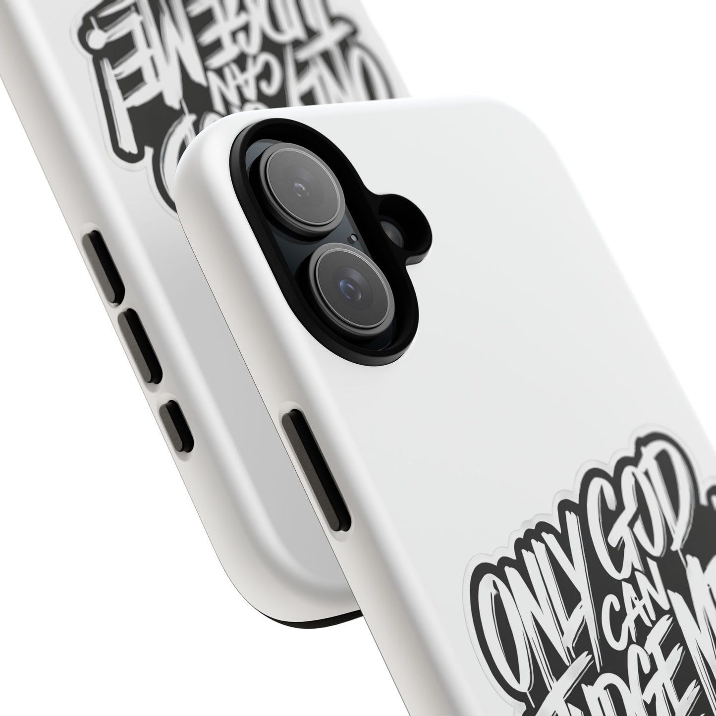 Only God Can Judge Me Phone Case – Bold Urban Style, Inspirational Tough Cover for iPhone, Samsung Galaxy & Google Pixel, Gift for Teens & Adults, Cool Phone Accessory