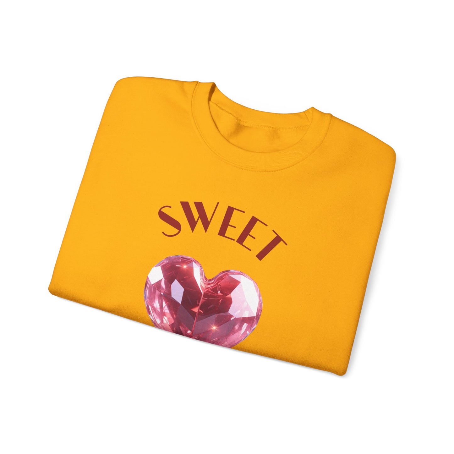 Charming 'SWEET HEART LOVE' Crewneck Sweatshirt™ by Novelty Wonders