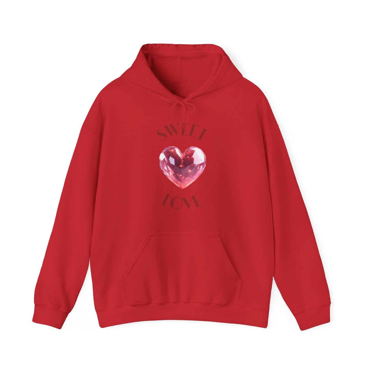 Charming 'SWEET HEART LOVE' Hooded Sweatshirt, Hoodie™ by Novelty Wonders