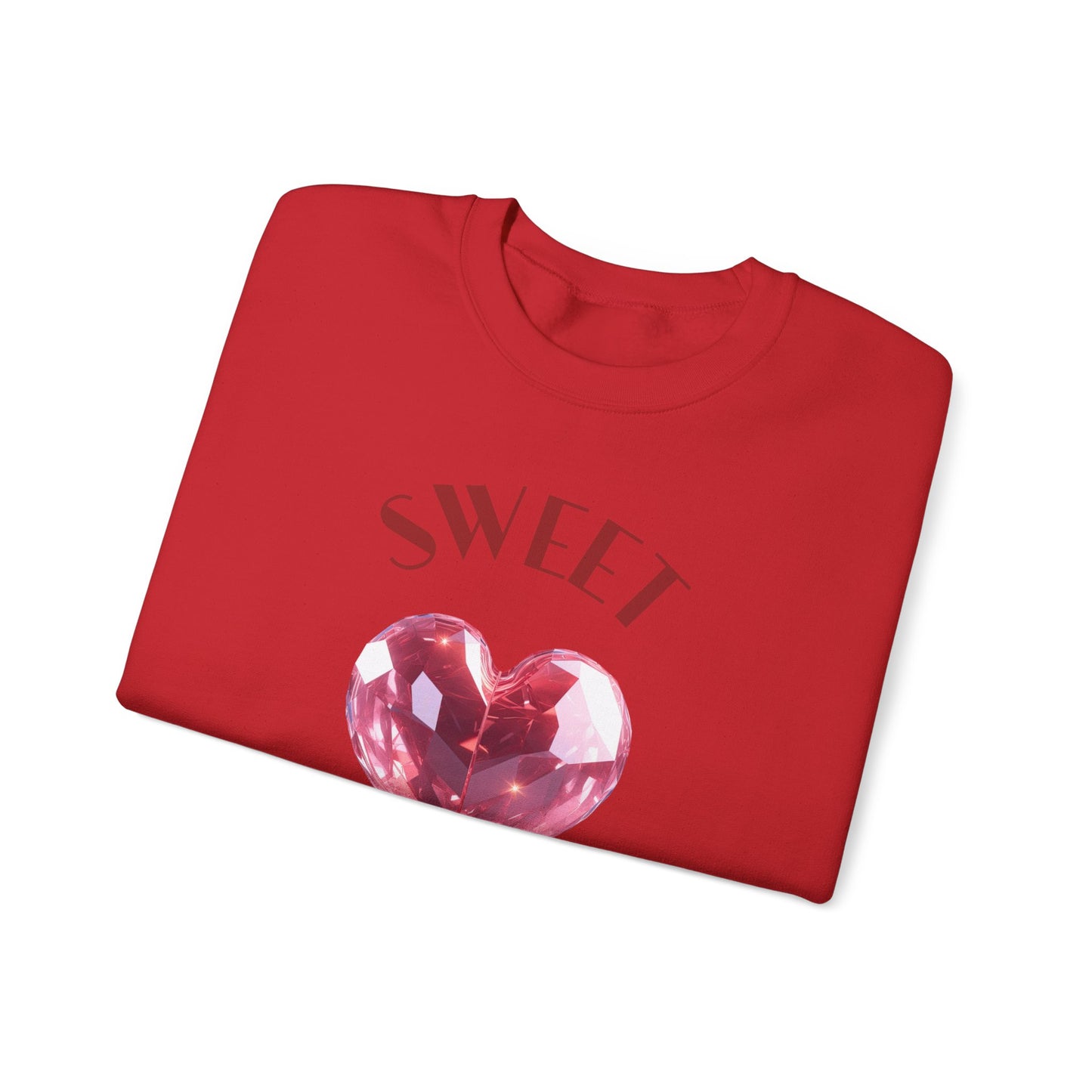 Charming 'SWEET HEART LOVE' Crewneck Sweatshirt™ by Novelty Wonders