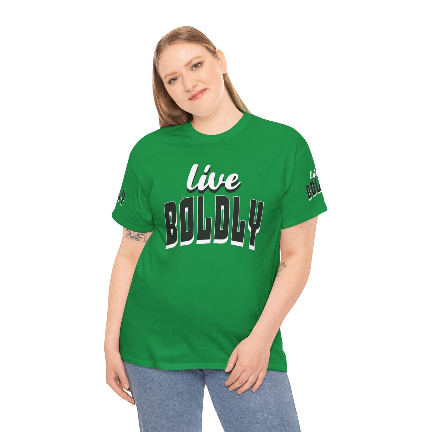 Empowering 'LIVE BOLDLY' Stylish T-Shirt™ by Novelty Wonders