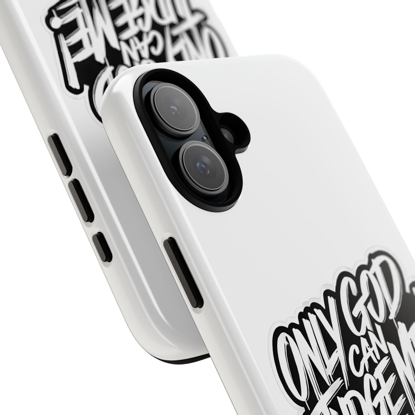 Only God Can Judge Me Phone Case – Bold Urban Style, Inspirational Tough Cover for iPhone, Samsung Galaxy & Google Pixel, Gift for Teens & Adults, Cool Phone Accessory