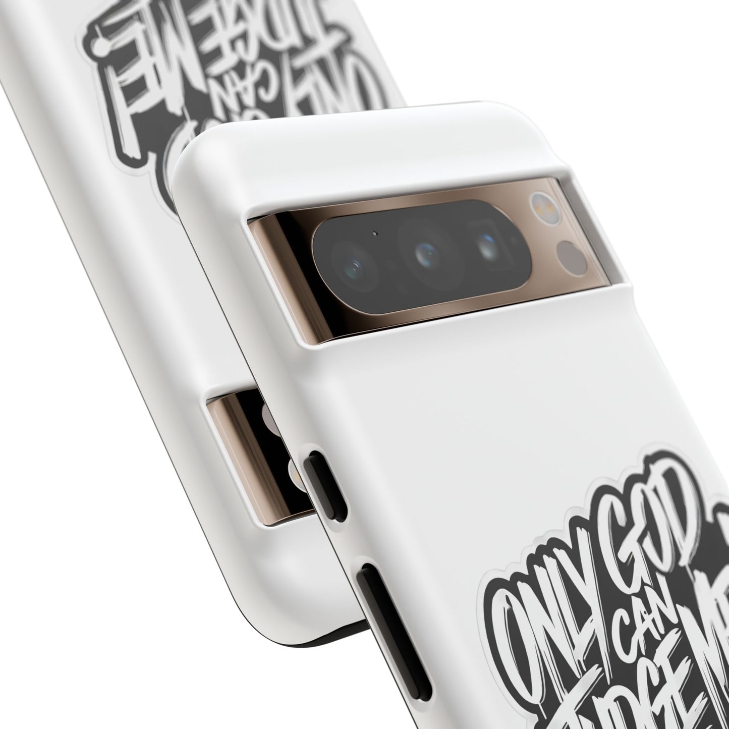 Only God Can Judge Me Phone Case – Bold Urban Style, Inspirational Tough Cover for iPhone, Samsung Galaxy & Google Pixel, Gift for Teens & Adults, Cool Phone Accessory