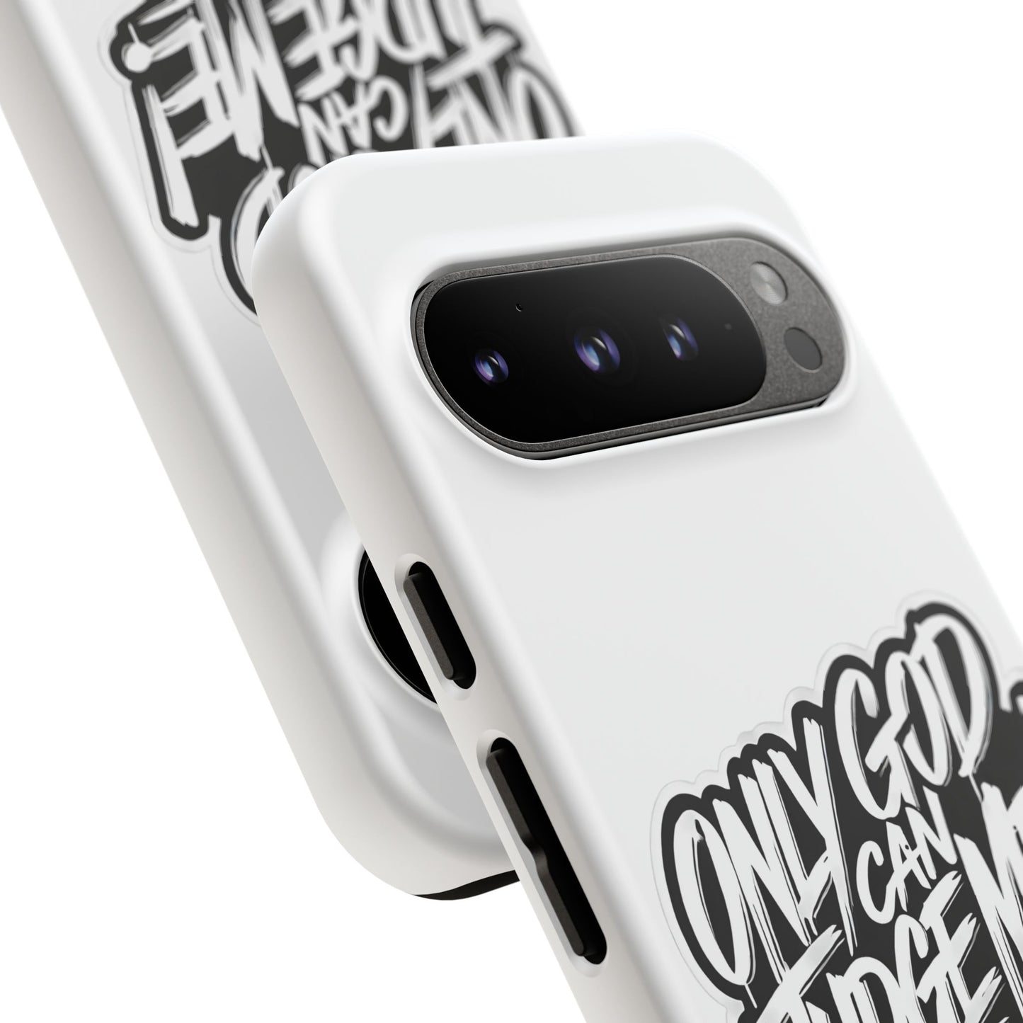 Only God Can Judge Me Phone Case – Bold Urban Style, Inspirational Tough Cover for iPhone, Samsung Galaxy & Google Pixel, Gift for Teens & Adults, Cool Phone Accessory