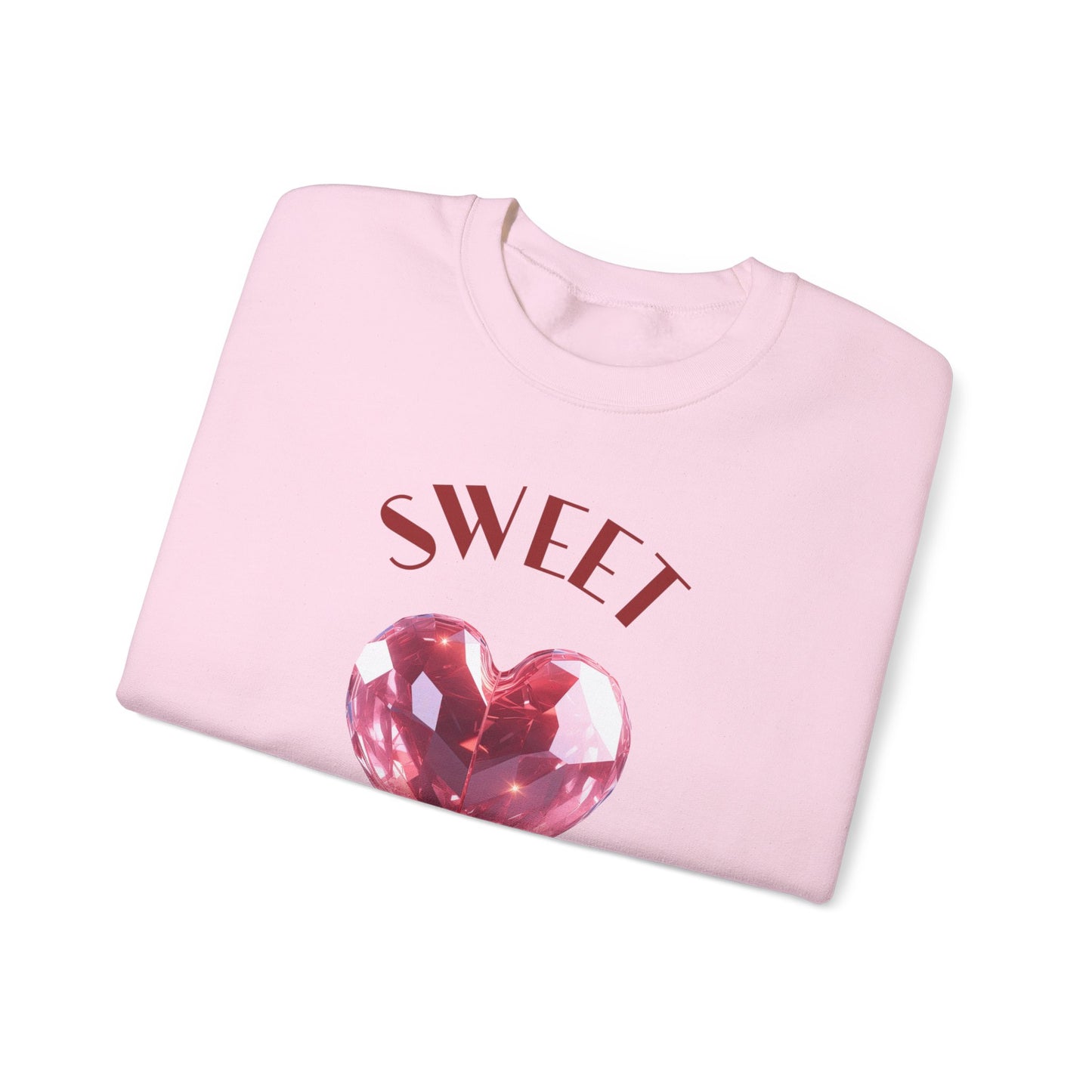 Charming 'SWEET HEART LOVE' Crewneck Sweatshirt™ by Novelty Wonders