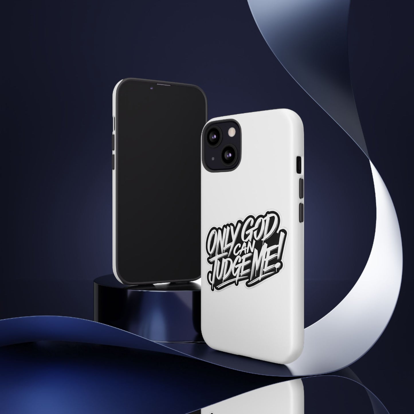 Only God Can Judge Me Phone Case – Bold Urban Style, Inspirational Tough Cover for iPhone, Samsung Galaxy & Google Pixel, Gift for Teens & Adults, Cool Phone Accessory
