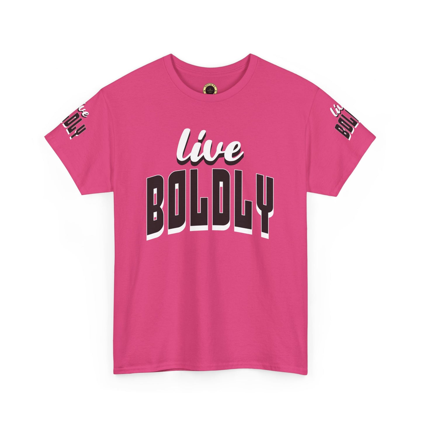 Empowering 'LIVE BOLDLY' Stylish T-Shirt™ by Novelty Wonders