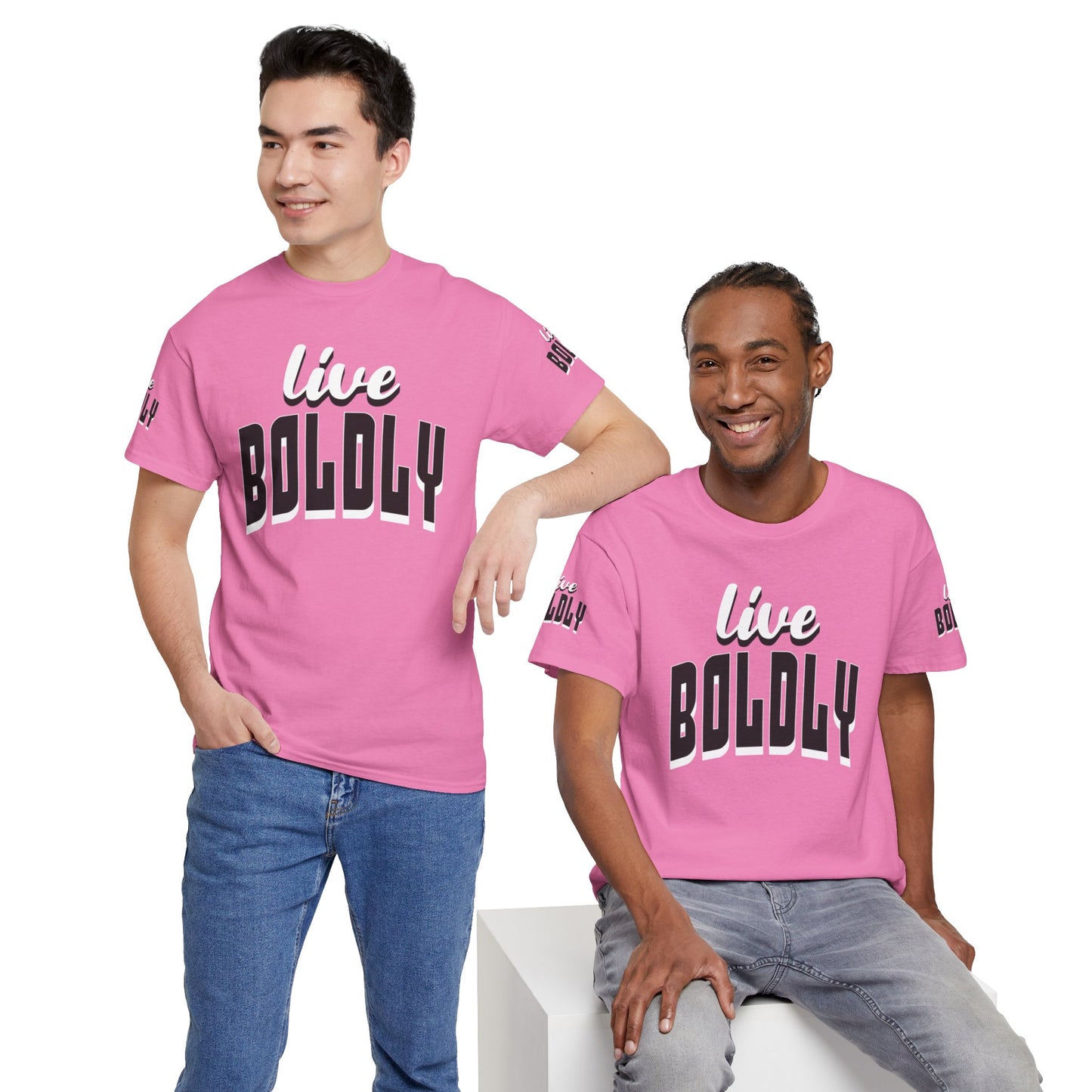 Empowering 'LIVE BOLDLY' Stylish T-Shirt™ by Novelty Wonders