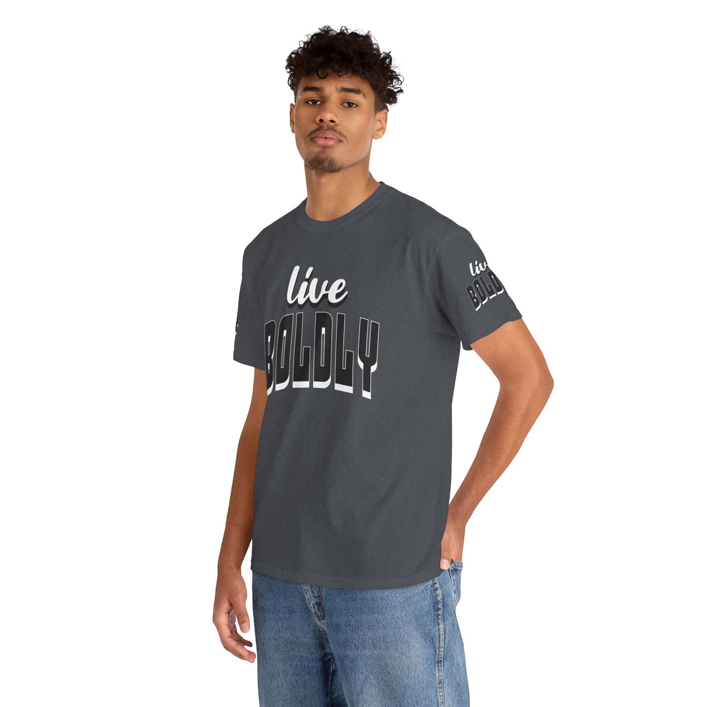 Empowering 'LIVE BOLDLY' Stylish T-Shirt™ by Novelty Wonders