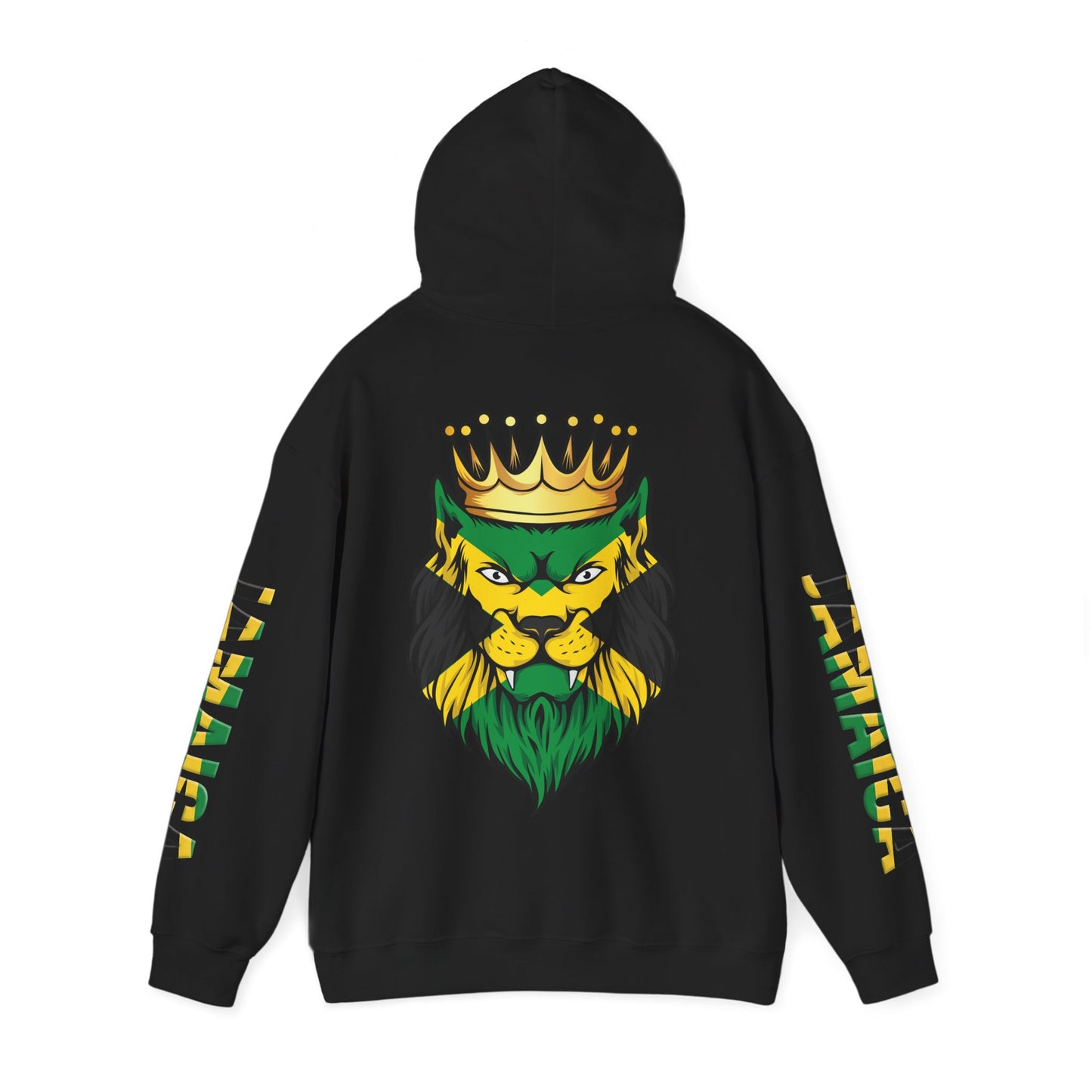 Jamaican Style Hooded Sweatshirt - Unisex Heavy Blend™ | Stylish Lifestyle Apparel, Festival Wear, Ethnic Fashion, Streetwear, Gift For Him or Her