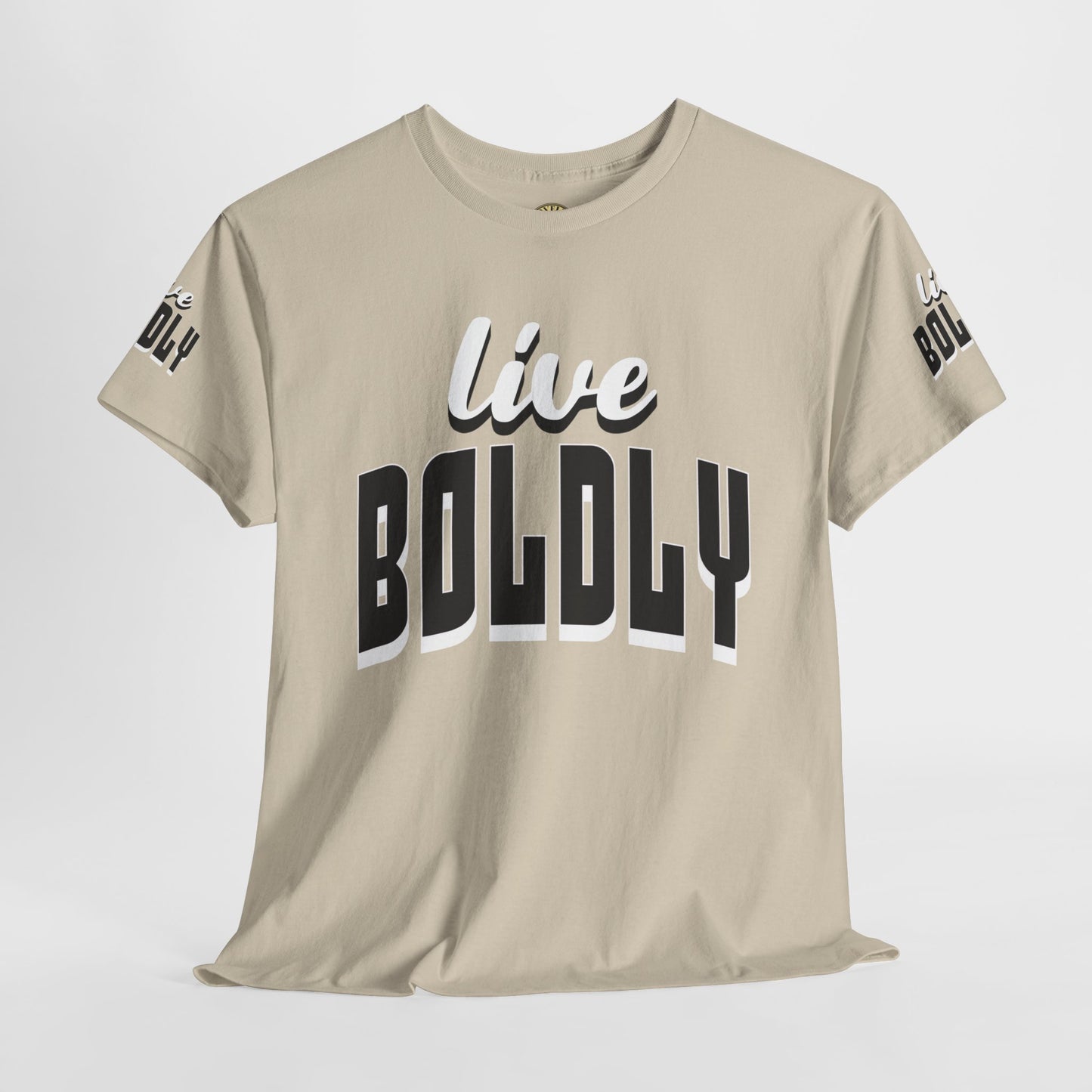 Empowering 'LIVE BOLDLY' Stylish T-Shirt™ by Novelty Wonders