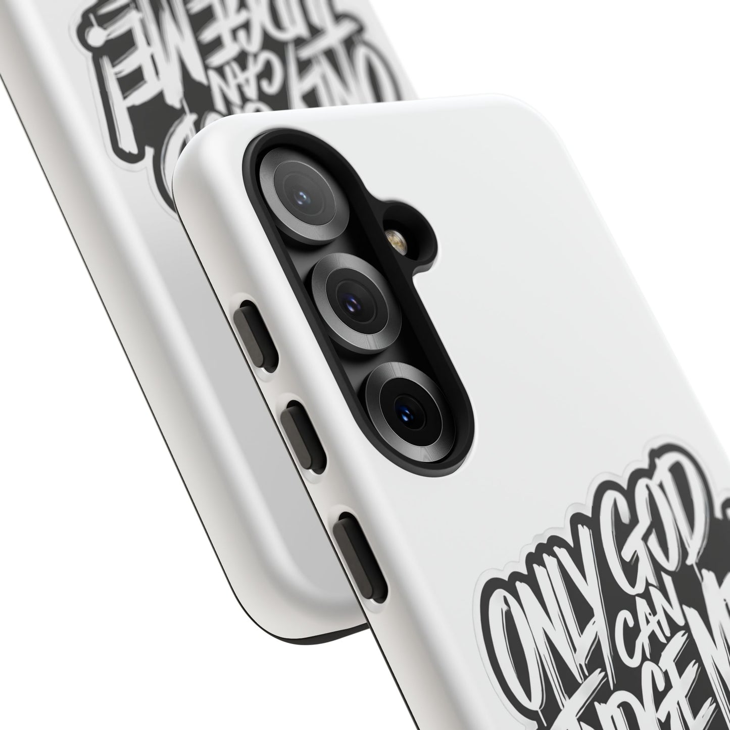 Only God Can Judge Me Phone Case – Bold Urban Style, Inspirational Tough Cover for iPhone, Samsung Galaxy & Google Pixel, Gift for Teens & Adults, Cool Phone Accessory