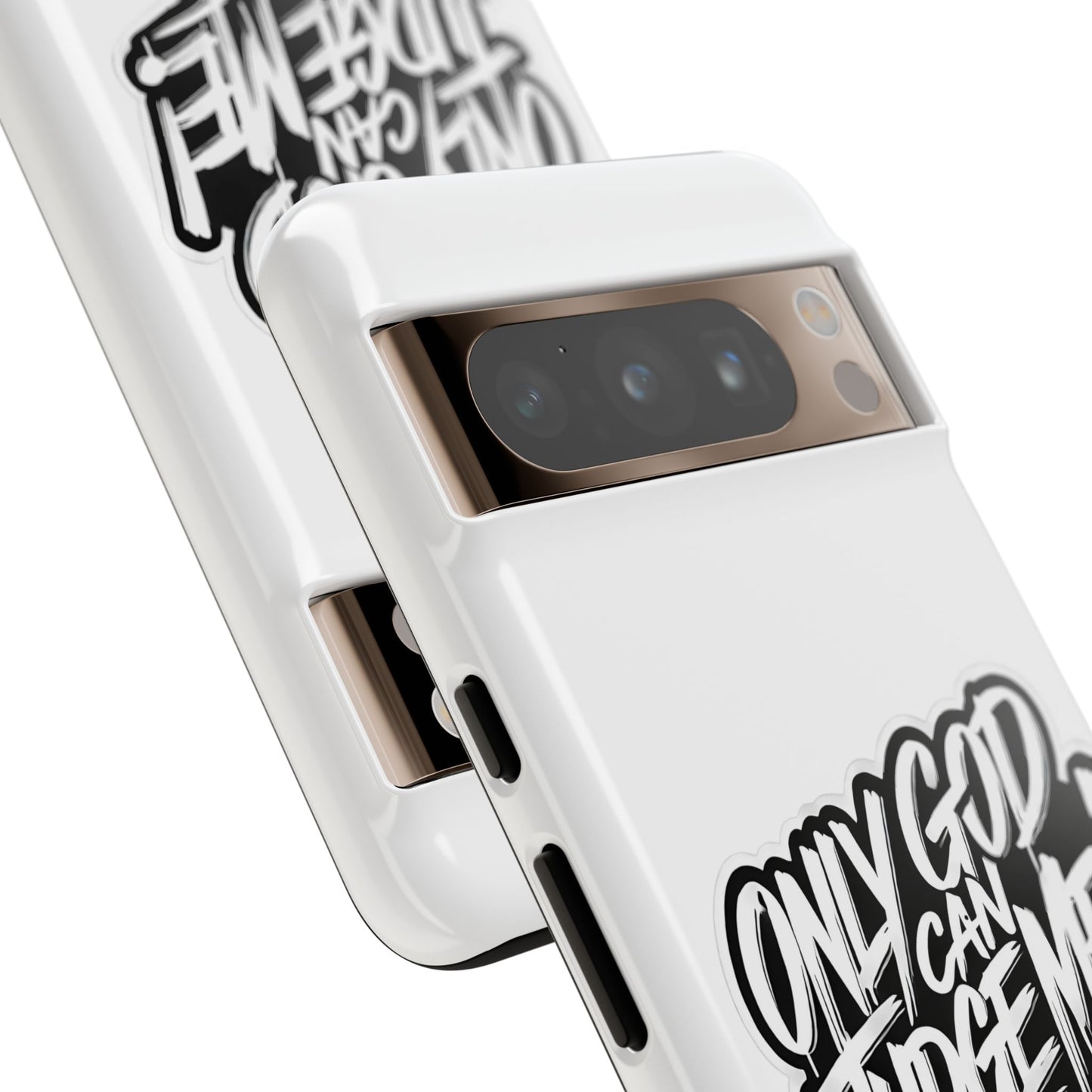 Only God Can Judge Me Phone Case – Bold Urban Style, Inspirational Tough Cover for iPhone, Samsung Galaxy & Google Pixel, Gift for Teens & Adults, Cool Phone Accessory