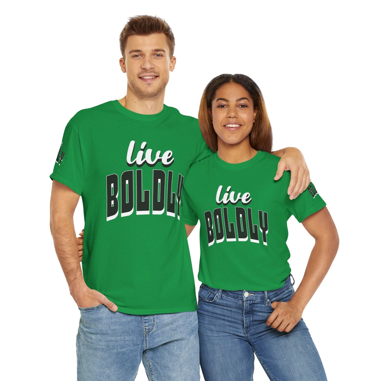 Empowering 'LIVE BOLDLY' Stylish T-Shirt™ by Novelty Wonders