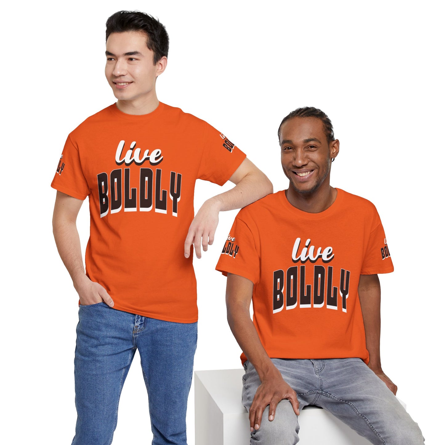 Empowering 'LIVE BOLDLY' Stylish T-Shirt™ by Novelty Wonders