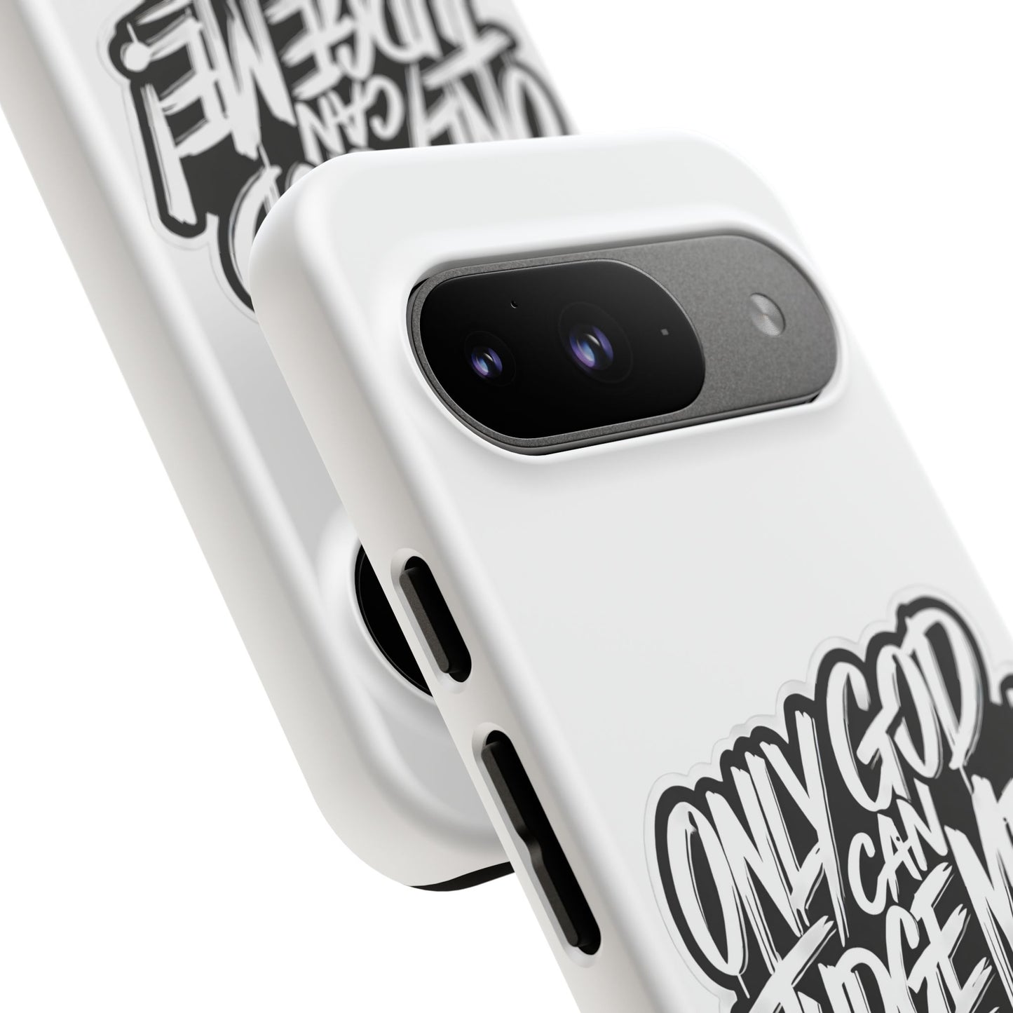 Only God Can Judge Me Phone Case – Bold Urban Style, Inspirational Tough Cover for iPhone, Samsung Galaxy & Google Pixel, Gift for Teens & Adults, Cool Phone Accessory