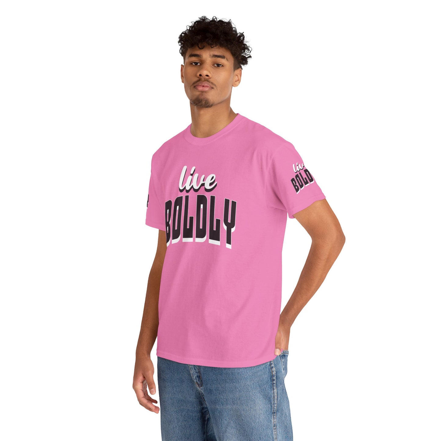 Empowering 'LIVE BOLDLY' Stylish T-Shirt™ by Novelty Wonders