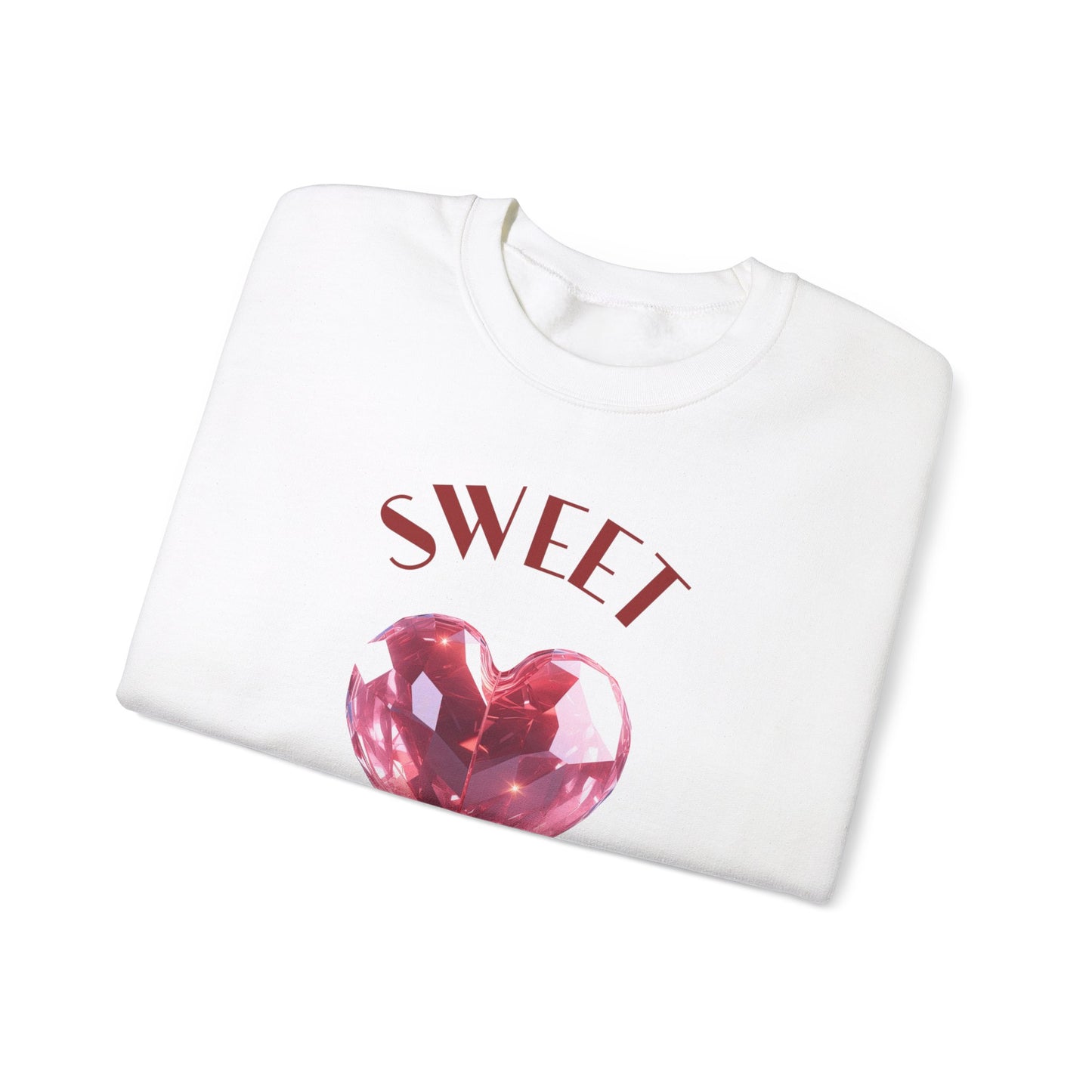 Charming 'SWEET HEART LOVE' Crewneck Sweatshirt™ by Novelty Wonders