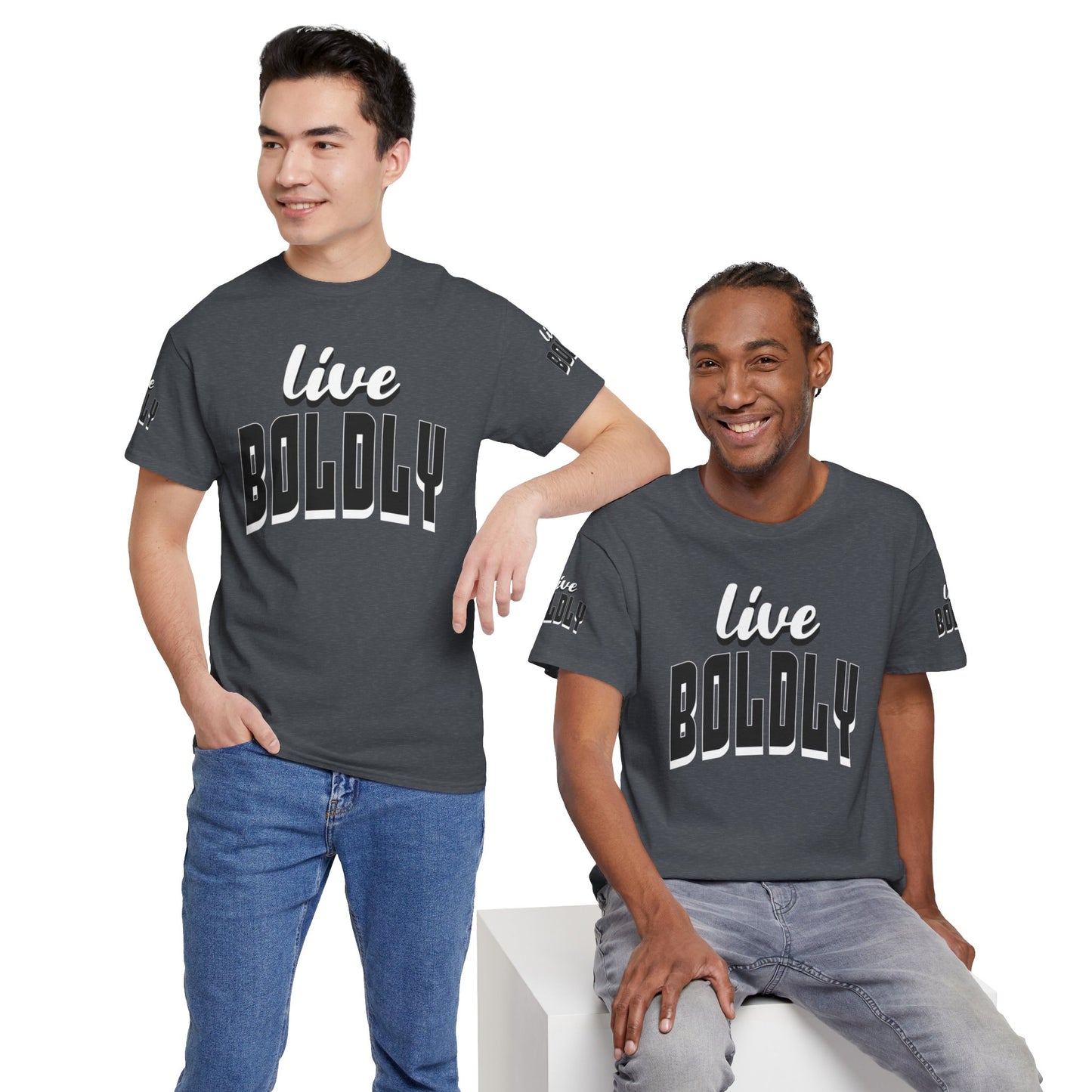 Empowering 'LIVE BOLDLY' Stylish T-Shirt™ by Novelty Wonders