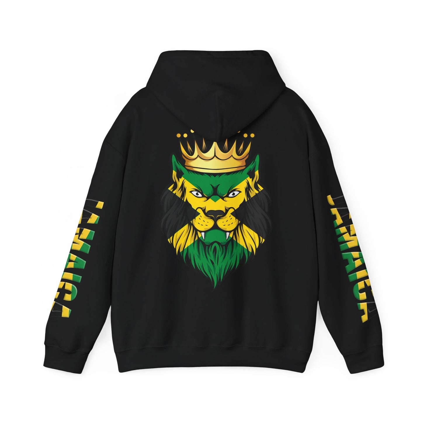 Jamaican Style Hooded Sweatshirt - Unisex Heavy Blend™ | Stylish Lifestyle Apparel, Festival Wear, Ethnic Fashion, Streetwear, Gift For Him or Her