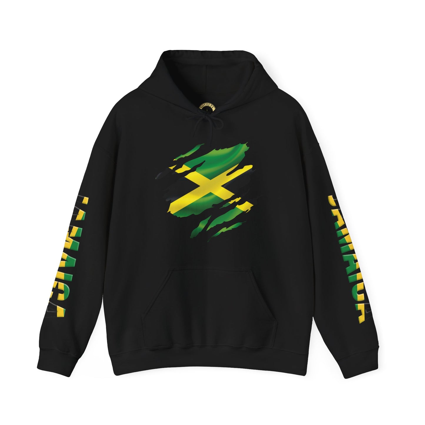 Jamaican Style Hooded Sweatshirt - Unisex Heavy Blend™ | Stylish Lifestyle Apparel, Festival Wear, Ethnic Fashion, Streetwear, Gift For Him or Her