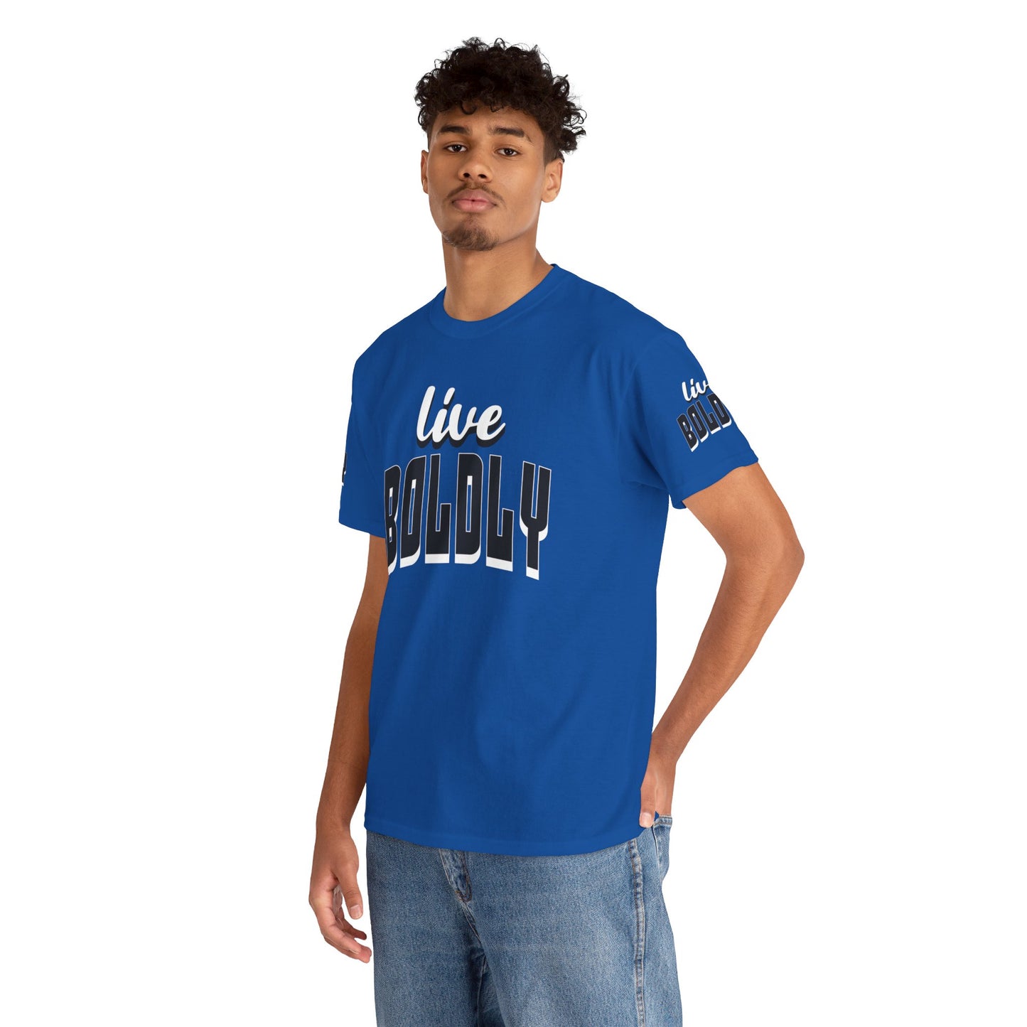 Empowering 'LIVE BOLDLY' Stylish T-Shirt™ by Novelty Wonders