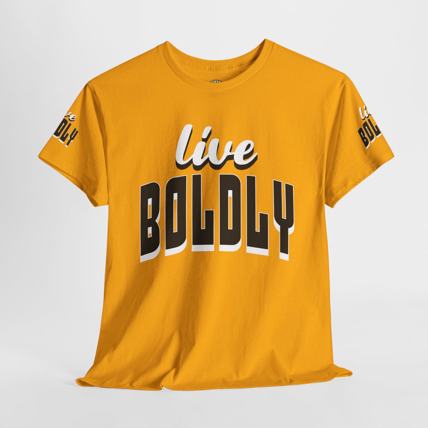 Empowering 'LIVE BOLDLY' Stylish T-Shirt™ by Novelty Wonders