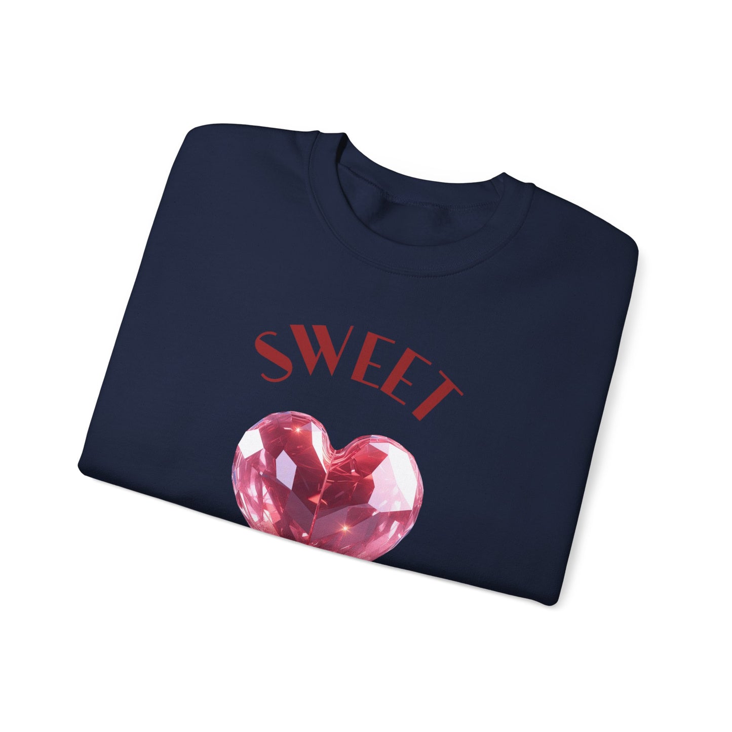 Charming 'SWEET HEART LOVE' Crewneck Sweatshirt™ by Novelty Wonders