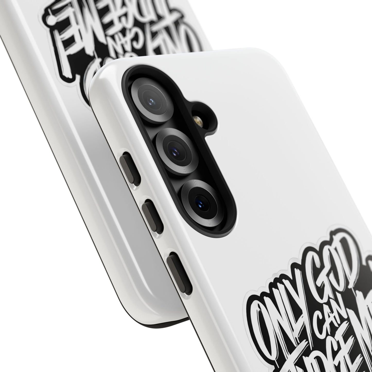 Only God Can Judge Me Phone Case – Bold Urban Style, Inspirational Tough Cover for iPhone, Samsung Galaxy & Google Pixel, Gift for Teens & Adults, Cool Phone Accessory