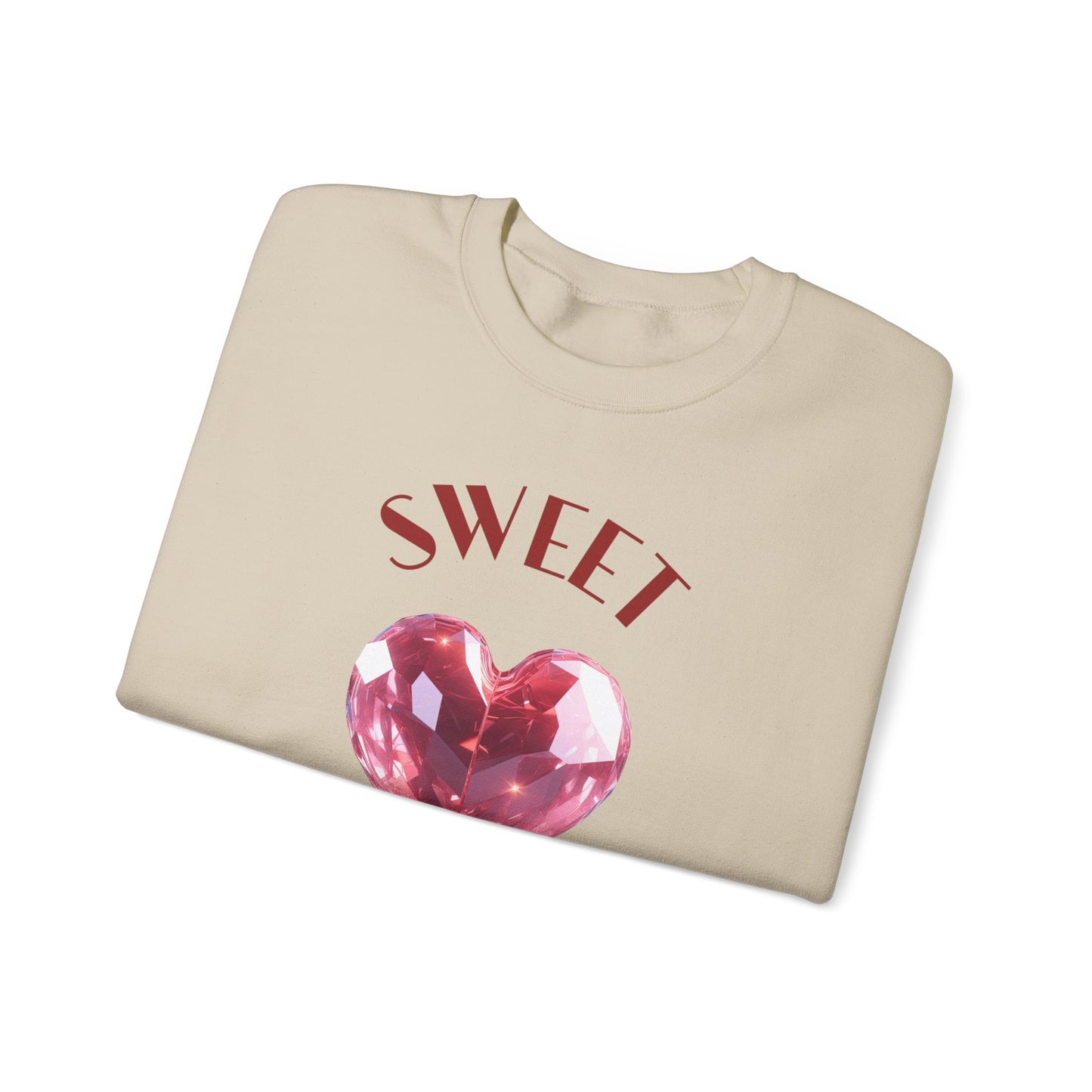 Charming 'SWEET HEART LOVE' Crewneck Sweatshirt™ by Novelty Wonders