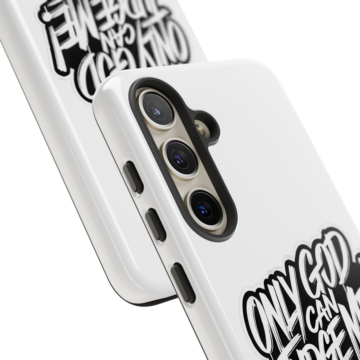 Only God Can Judge Me Phone Case – Bold Urban Style, Inspirational Tough Cover for iPhone, Samsung Galaxy & Google Pixel, Gift for Teens & Adults, Cool Phone Accessory