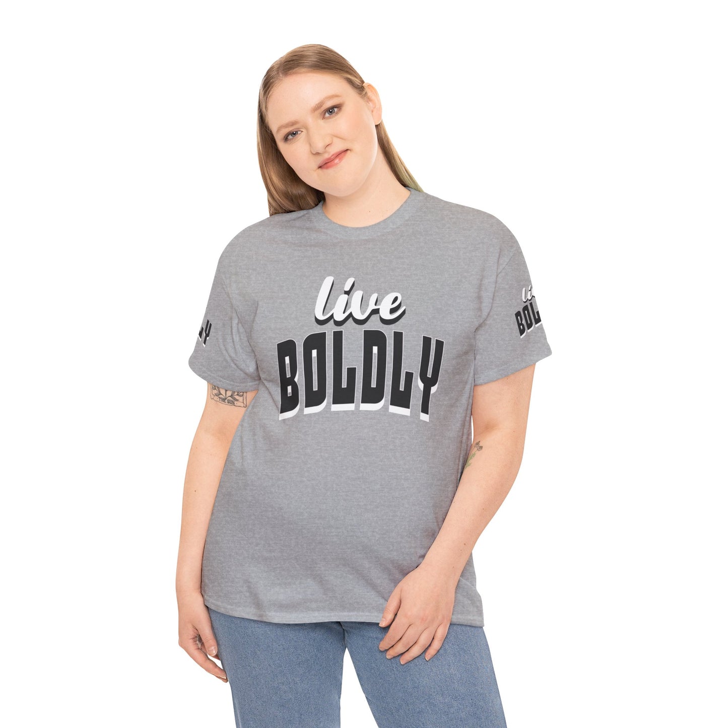 Empowering 'LIVE BOLDLY' Stylish T-Shirt™ by Novelty Wonders