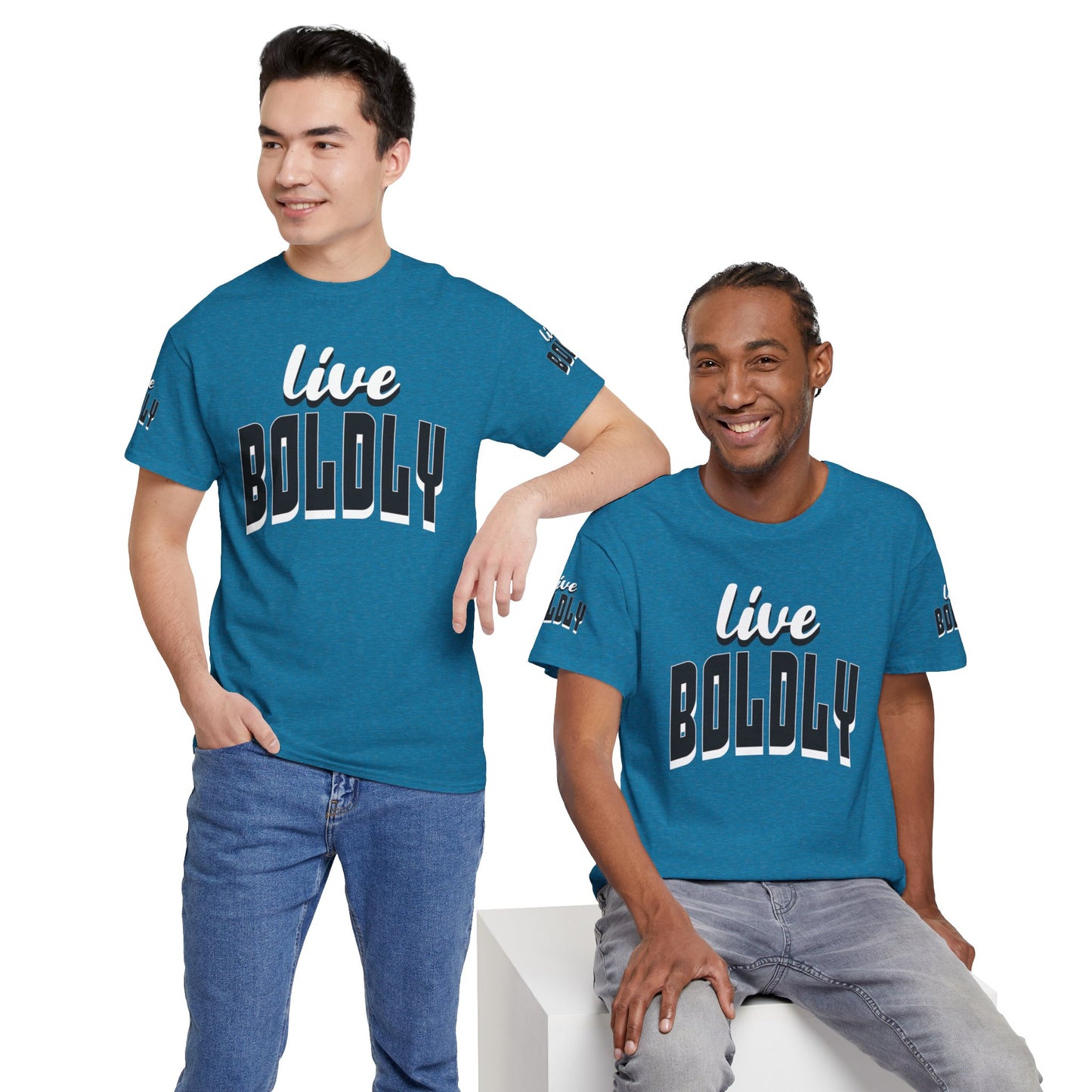 Empowering 'LIVE BOLDLY' Stylish T-Shirt™ by Novelty Wonders