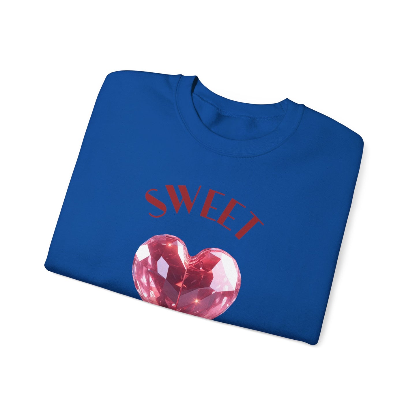 Charming 'SWEET HEART LOVE' Crewneck Sweatshirt™ by Novelty Wonders