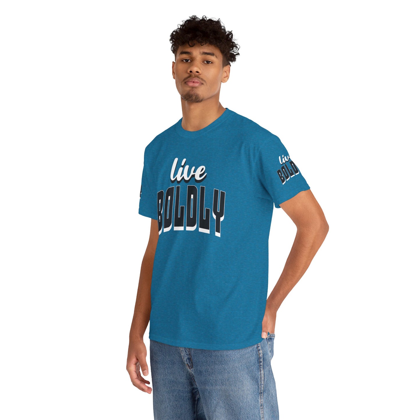 Empowering 'LIVE BOLDLY' Stylish T-Shirt™ by Novelty Wonders