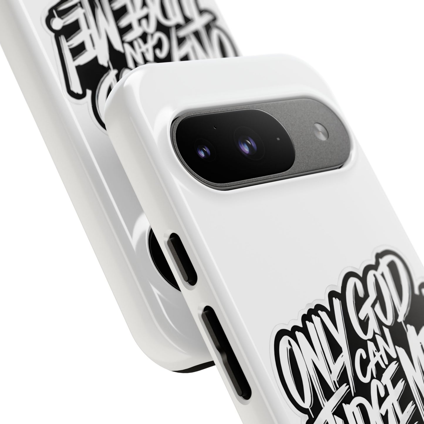 Only God Can Judge Me Phone Case – Bold Urban Style, Inspirational Tough Cover for iPhone, Samsung Galaxy & Google Pixel, Gift for Teens & Adults, Cool Phone Accessory